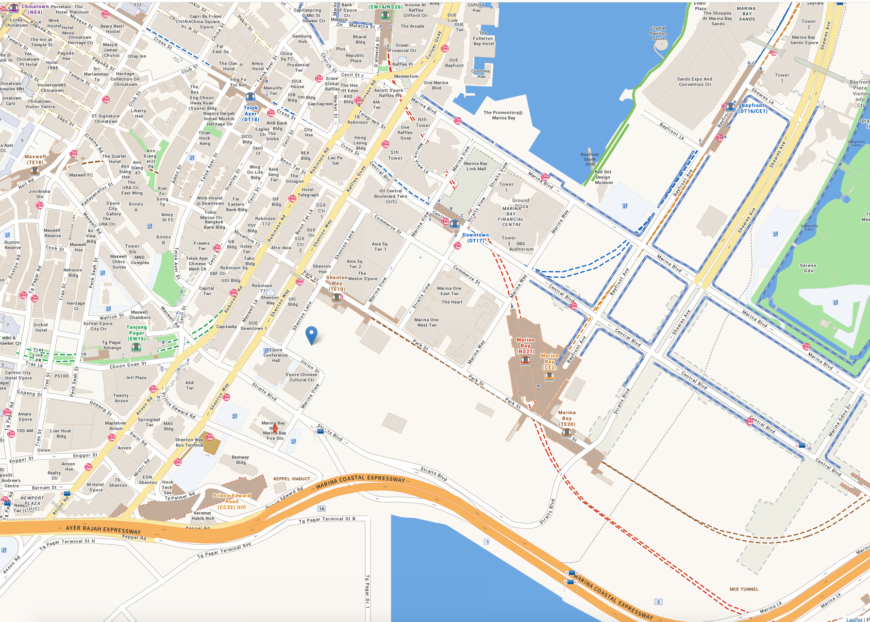 Marina View Residences Map
